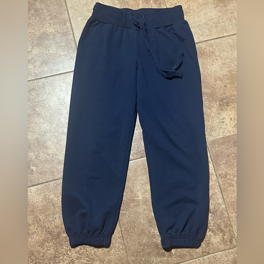 Heart & Hips navy capris joggers sweatpants small